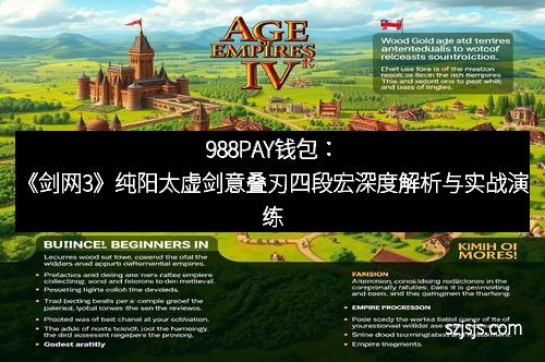 988PAY钱包：《剑网3》纯阳太虚剑意叠刃四段宏深度解析与实战演练